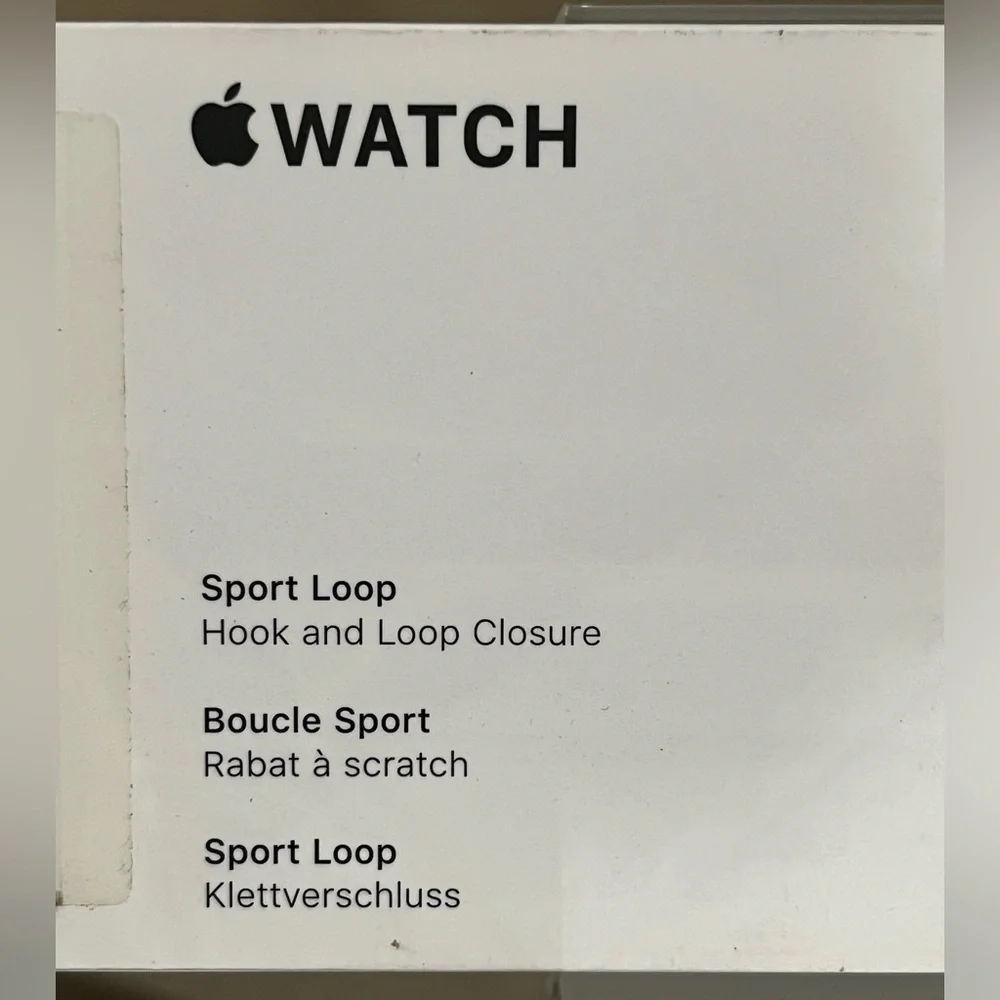 Apple Watch Band, Apple brand, 40mm, rainbow sport loop. New!